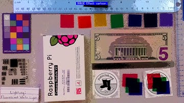 Raspberry Pi visible V2 / picamera effects demo (white light)