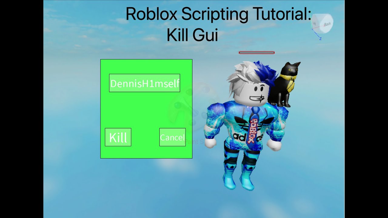 How To Make A Kill Gui Roblox Studio Youtube - making money gui roblox