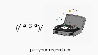 Put your records on with record player sounds