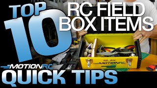 10 MustHave Items in your RC Field Box | Quick Tip | Motion RC