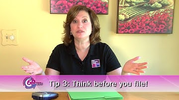 Tackle Paper Clutter with Color Coded Folders