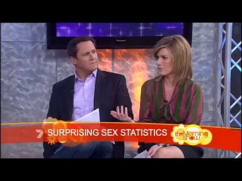 Channel 7 presenter reacts to talking about average penis size