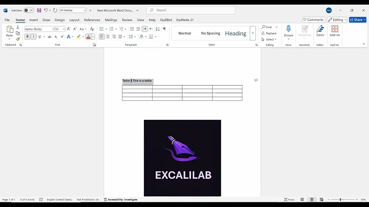 How to Create a List of Tables and Figures in Word
