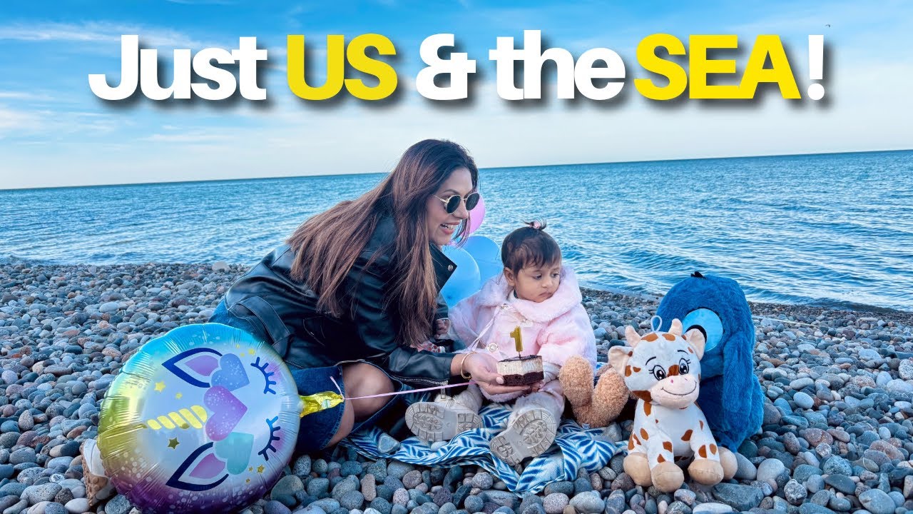 We Celebrated Our Daughter’s Birthday on a Silent Beach 🌊🎈 | Batumi Day 6