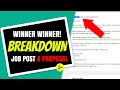 How to Write a Winning Upwork Proposal with a Job Post Breakdown!