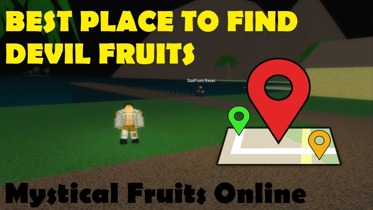 Best Place To Find Devil Fruit Mystical Fruits Online New One Piece Game Roblox Youtube
