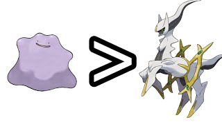 Why Ditto is the most Powerful Pokémon in 1 Minute 