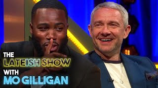 Martin Freeman Tries To Avoid Black Panther 2 Spoilers | The Lateish Show