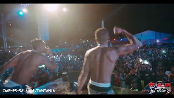 Diamond Platnumz & Wizkid Perfoming live BABALAO ( WASAFI FESTIVAL DAR 2019)