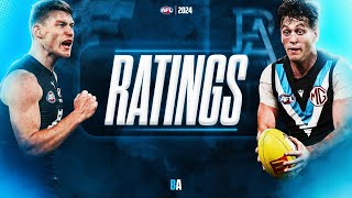 The Ratings | Carlton v Port Adelaide | AFL Round 12, 2024