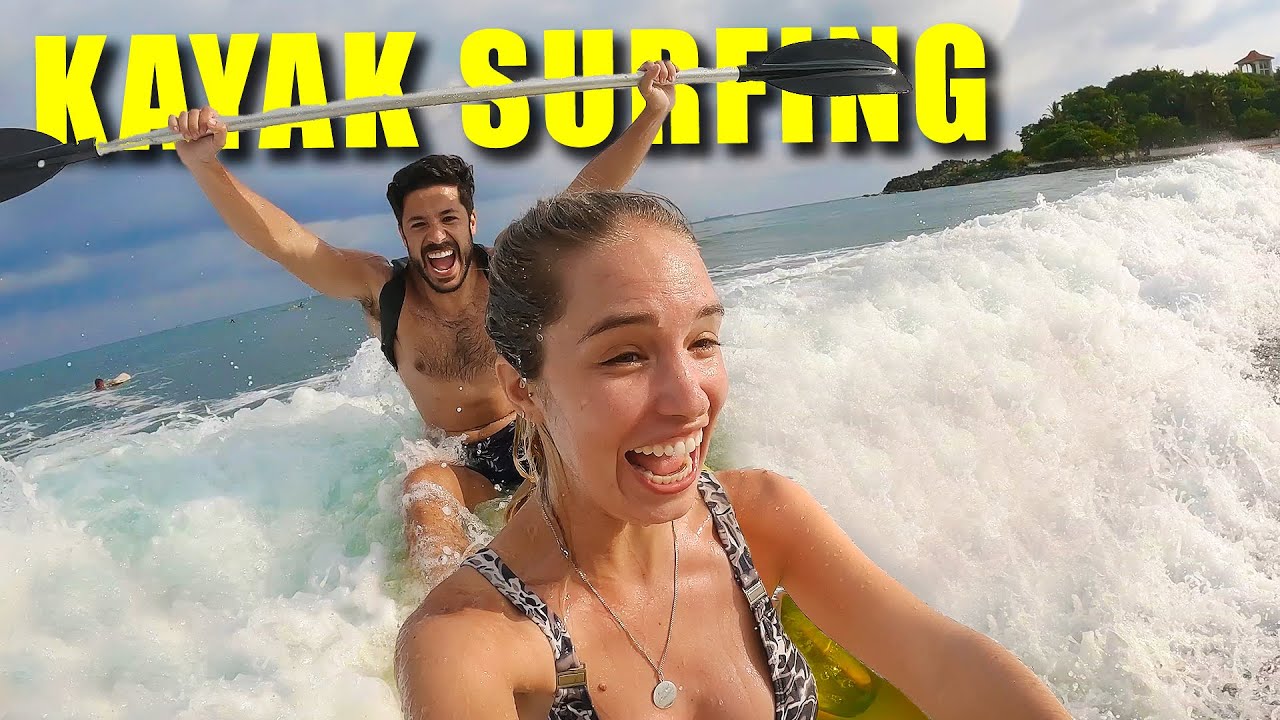 A Normal Day in Unawatuna, Sri Lanka / Kayak Surfing!