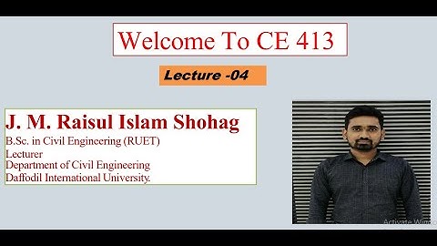 #CE 413- Structural Analysis & Design III : Concrete Filled Tube Column (CFT) II Lecture -04