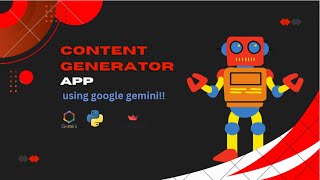 Content Generator from Image!! | Generative AI | Google Gemini | Python | Streamlit