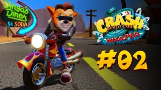 Enfrentando o DINGODILE de uma forma diferente | Crash Bandicoot: Warped | 100% | #02