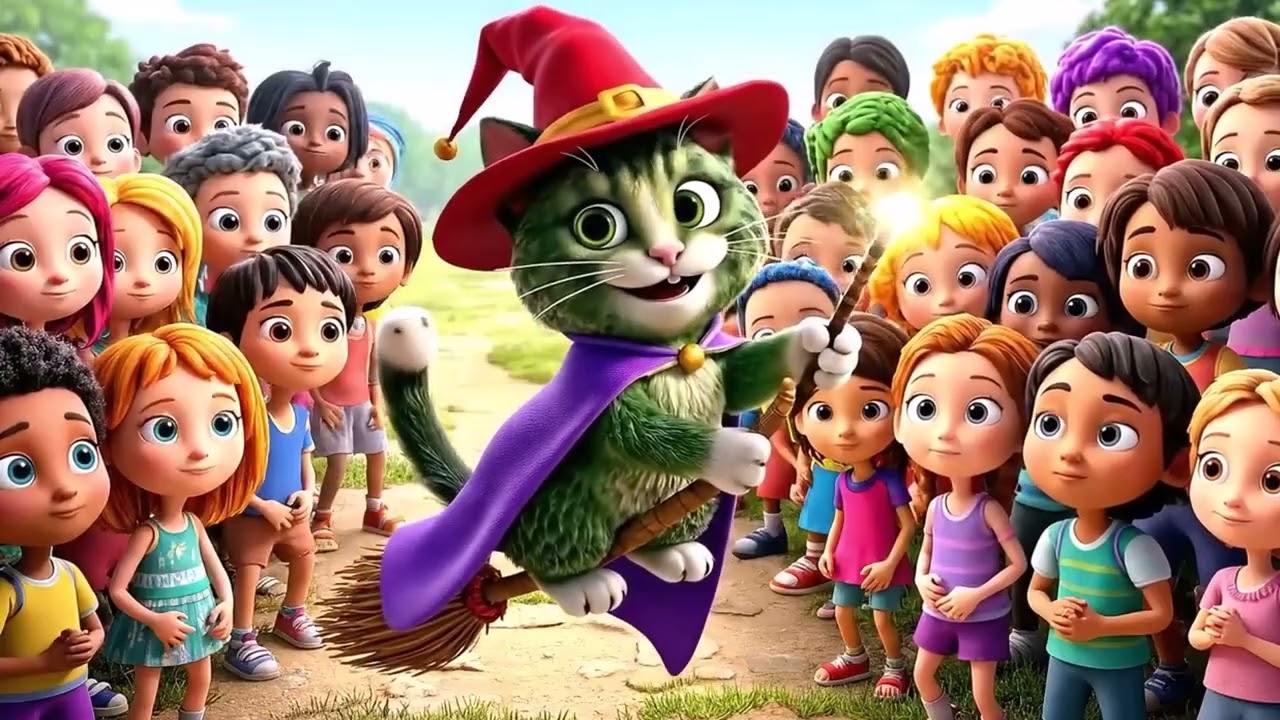 Collection of witch kittens | Fun Animated Movie Music | Memeow Channel