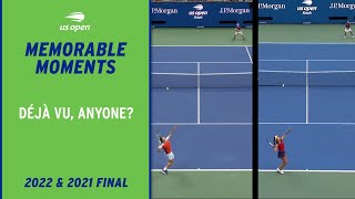 Alcaraz & Raducanus Championship Points Side By Side | US Open