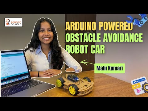 Arduino Obstacle Avoidance Robot 🤖 by Mahi Kumari | Coding, Robotics & AI for Kids