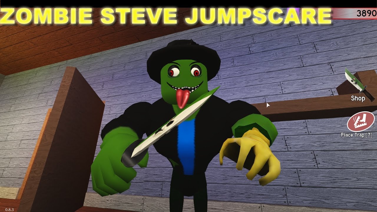 Zombie Steve Skin Jumpscare Bakon Youtube