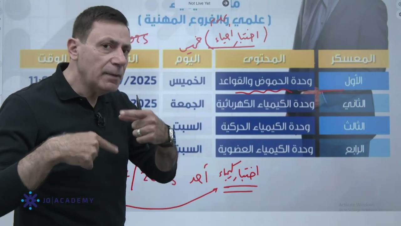 معسكر الكيمياء 🔥مع الأستاذ نضال الهندي 🧬