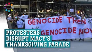 Pro-Palestinian protesters disrupt Macy's Thanksgiving Parade Profile