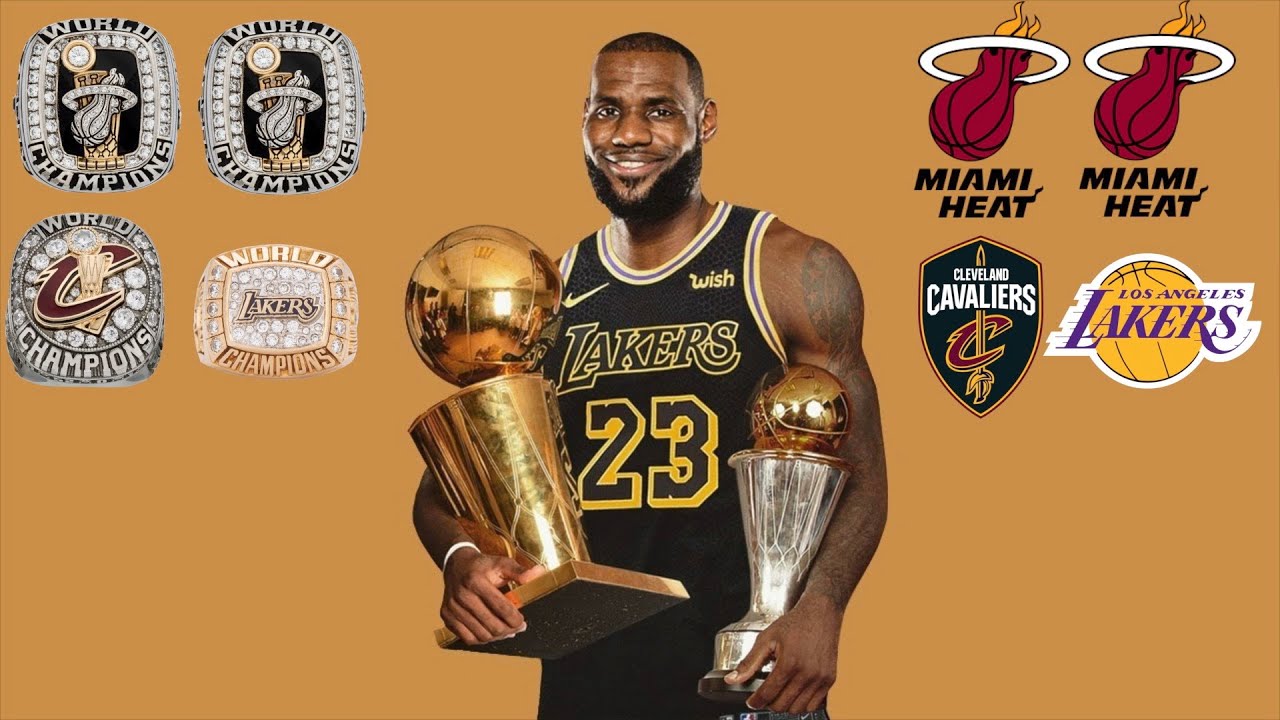 Lebron James: 4 Rings in 4 Minutes - YouTube