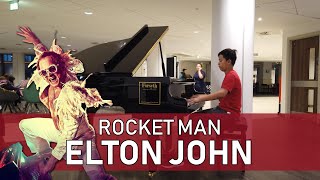 Pianist&#39;s Nightmare! Itchy Head Playing Rocket Man The Christie Hospital Cole Lam 12 Years Old