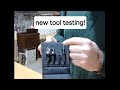 using a new method of plug cutting! Woodworking tools