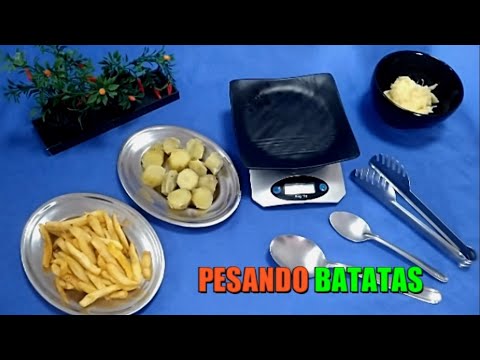 Vídeo: Uma batata de tamanho médio pesa?