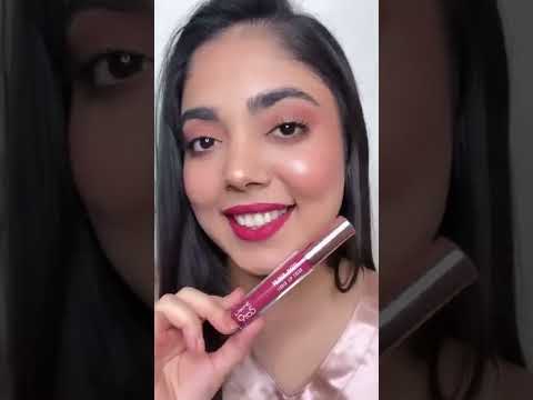 Wideo: Lakme Gloss Addict Rustic Red Review, Swatches
