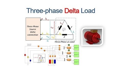 Three Phase Delta Load Analysis with MATLAB/SIMULINK Example