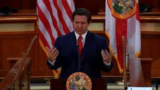 LIVE: Gov. Ron DeSantis at the Florida State Capitol