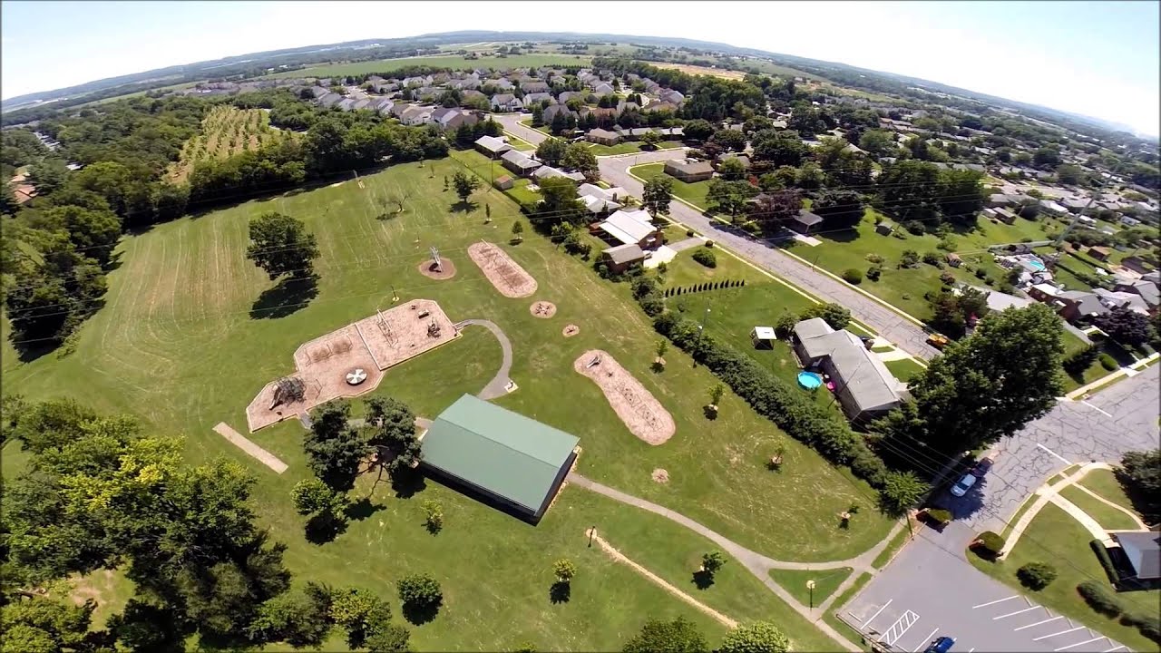 Monocacy Village Park View From The Air 2014 YouTube