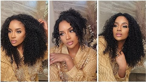 100% Recommend! New V-PART Upgrade!!Drawstring&Magic V-line+3 styles|MUST HAVE!| UNice Hair