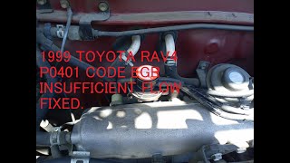 How to fix/diagnose Code P0401 Toyota - EGR Valve Vacuu... | Doovi