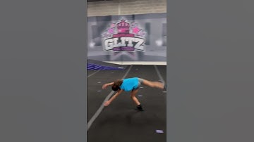 ROUNDOFF HANDSPRING TUCK ON THE SPRING FLOOR PART 2 #shorts