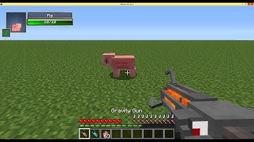 Minecraft mod review (gravity gun)