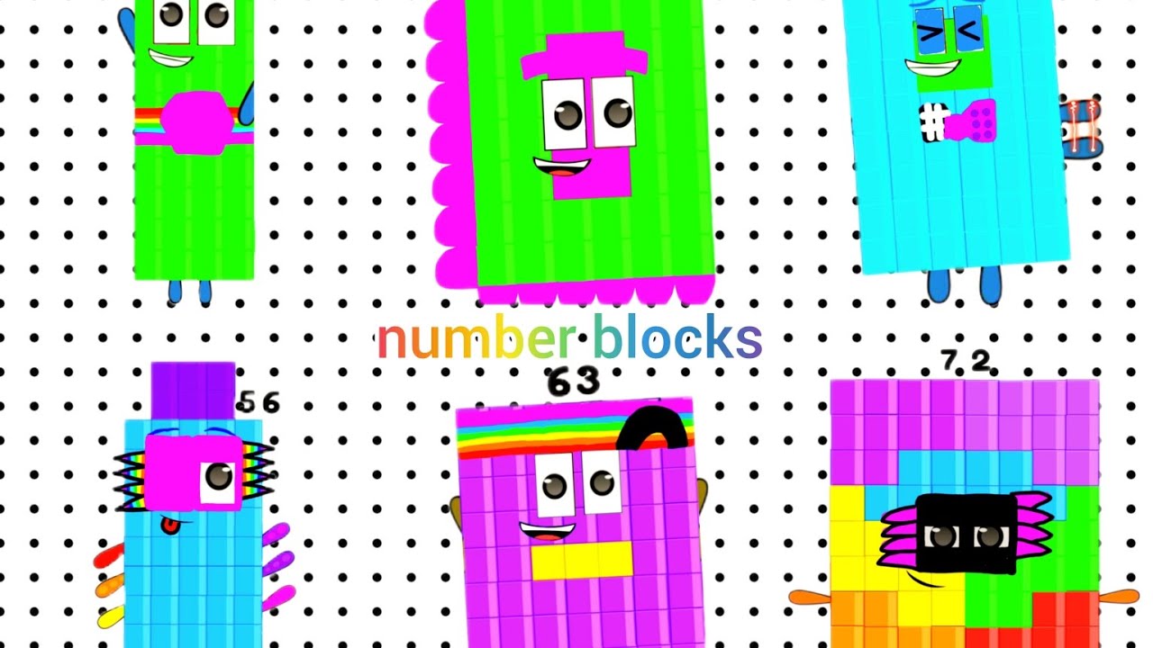 number blocks base 4.5 band #numberblocks - YouTube