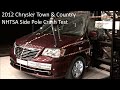 2011-2017 Dodge Grand Caravan / Chrysler Town &amp; Country NHTSA Side Pole Crash Test