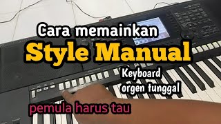 Cara main style manual keyboard yamaha psr series