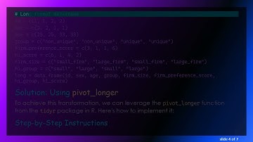 Transforming Your Data from Wide to Long Format Using R: An Easy Guide