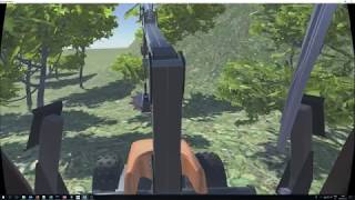 Harvester CAD model in Virtual Reality with Oculus Rift screenshot 3