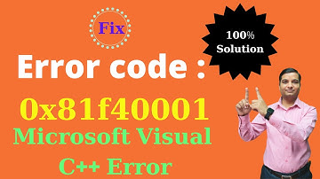 𝐇𝐨𝐰 𝐓𝐨 𝐅𝐢𝐱 𝟎𝐱𝟖𝟏𝐟𝟒𝟎𝟎𝟎𝟏 𝐌𝐢𝐜𝐫𝐨𝐬𝐨𝐟𝐭 𝐕𝐢𝐬𝐮𝐚𝐥 𝐂++ 𝐄𝐫𝐫𝐨𝐫 𝐎𝐧 𝐖𝐢𝐧𝐝𝐨𝐰𝐬 𝟏𝟏,𝟏𝟎 | 𝐒𝐭𝐞𝐩 𝐛𝐲 𝐒𝐭𝐞𝐩 𝐏𝐫𝐨𝐜𝐞𝐬𝐬 𝐈𝐧 𝐇𝐢𝐧𝐝𝐢