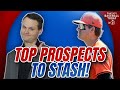 Top 5 prospects to stash coby mayo coming soon  james wood hypes  fantasy baseball advice