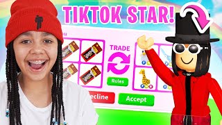 trading as willy wonka the tik tok star in adopt me roblox