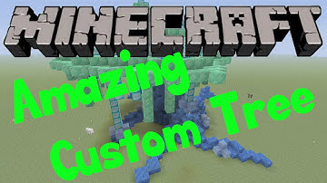 Amazing Custom Minecraft Tree Time Lapse Build!