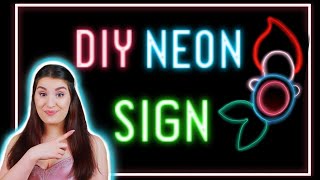 HOW TO MAKE A MERMAID NEON SIGN (CHEAP AND EASY DIY!)