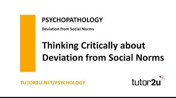 Psychopathology - Thinking Critically about Deviation from Social Norms | AQA A Level Psychology