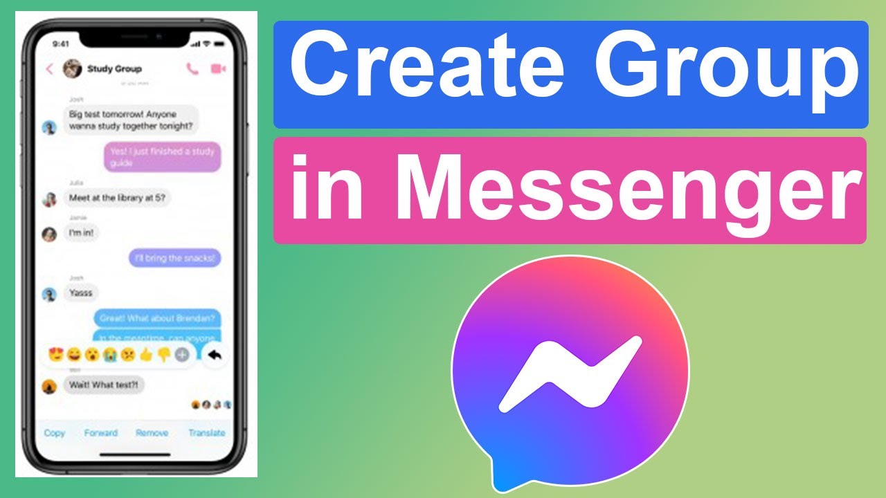 How to Create Group Chat on Facebook Messenger App? - YouTube