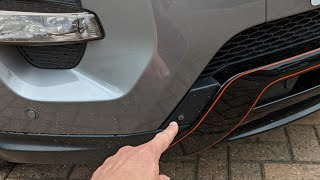 Sports Performance How to quickly Remove a broken front camera on a Range Rover Evoque Lux 2013