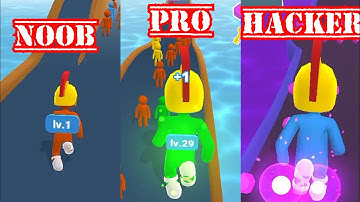 Noob Vs Pro Vs Hacker Giant Rush Gameplay Walkthrough